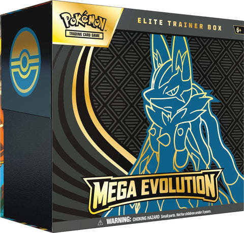 Pokémon TCG Mega Evolution Elite Trainer Box-Lucario (Release Date 26 Sep 2025)