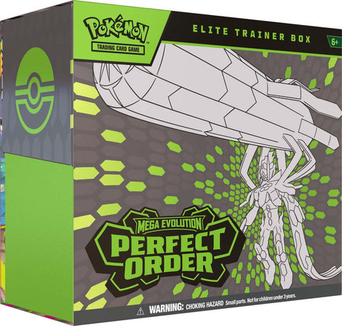 Pokémon TCG Mega Evolution Perfect Order Elite Trainer Box (Release Date 27 Mar 2026)