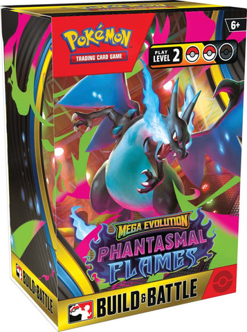 Pokemon TCG Mega Evolution Phantasmal Flames Build & Battle Box