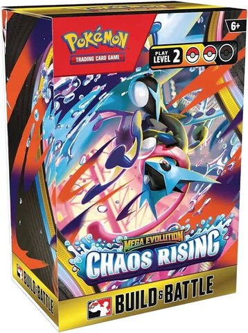 Pokemon TCG Mega Evolutions Chaos Rising Build & Battle Box (Releaase Date 5 June 2026)