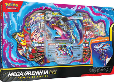 Pokémon TCG Mega Greninja ex Premium Collection (Release Date 3 July 2026)