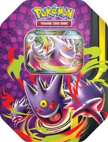 Pokemon TCG Mega Moonlight Tin Mega Gengar ex (Release Date 5 June 2026)