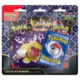 Pokemon TCG Scarlet & Violet Paldean Fates Tech Sticker Blister (Release Date 2 Feb 2024)