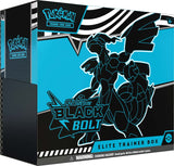 Pokémon TCG: Scarlet & Violet— Black Bolt Elite Trainer Box (Release date 18 July 2025)