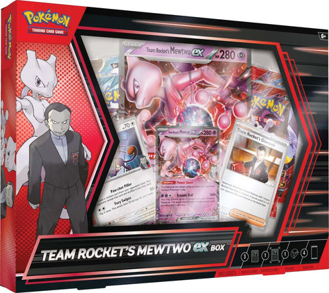 Pokemon TCG Team Rocket's Mewtwo ex Box (Release Date 25 July 2025)