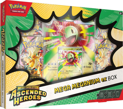 Pokémon TCG Mega Evolution Ascended Heroes Mega Meganium ex Box (Release Date 24 April 2026)
