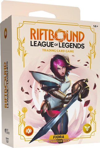 Riftbound League of Legends TCG Spiritforged Champion Deck Fiora (Release Date 13 Feb 2026)