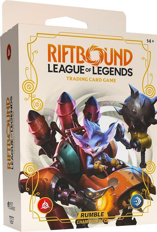 Riftbound League of Legends TCG Spiritforged Champion Deck Rumble (Release Date 13 Feb 2026)