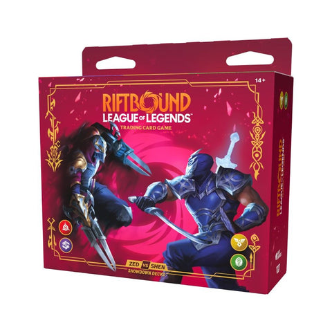 Riftbound League of Legends TCG Vendetta Showdown Deck – Zed vs Shen (Release Date 31 Jul 2026)