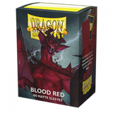 Sleeves - Dragon Shield - Box 100 - Blood Red MATTE