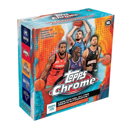 Topps Chrome NBL 2024/2025 Basketball Trading Cards Mega Box