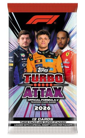 Topps Formula 1 Turbo Attax 2026 Booster Pack (Release Date 30 Sep 2026)