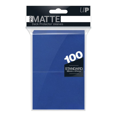 ULTRA PRO -Pro Matte Standard Deck Protector - Blue 100 CT