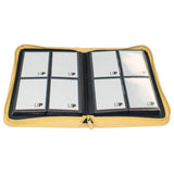 ULTRA PRO Binder - Vivid 4-Pocket Zippered Pro-Binder: Yellow