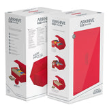 Ultimate Guard Arkhive Flip Case 800+ Standard Size XenoSkin Monocolour Red Deck Box