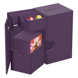 Ultimate Guard Flip n Tray Deck Case 80+ Standard Size XenoSkin Monocolor Purple Deck Box