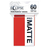 Ultra Pro Eclipse Matte Small Sleeves 60 pack Apple Red