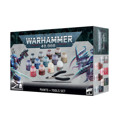 Warhammer 40,000: Paints + Tools Set 2023