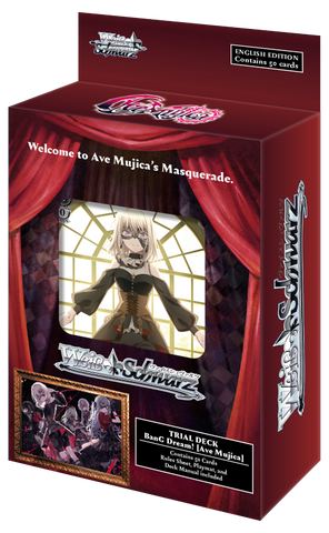 Weiss Schwarz BanG Dream! [Ave Mujica] English Trial ﻿Deck (Release date 18 July 2025)