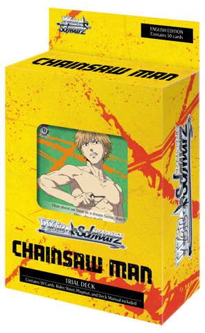 Weiss Schwarz Chainsaw Man English Trial ﻿Deck (Release Date 16 Feb 2024)