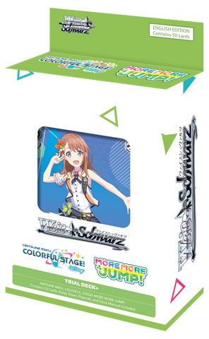 Weiss Schwarz  HATSUNE MIKU COLORFUL STAGE! More More Jump! English Trial ﻿Deck + (Release date 27 June 2025)