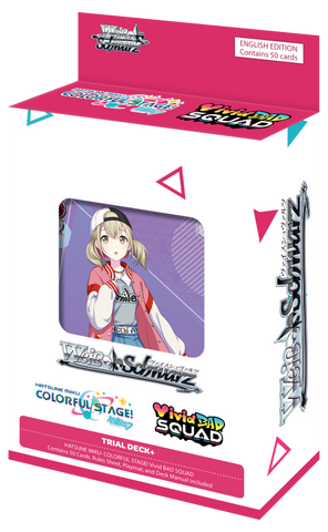 Weiss Schwarz  HATSUNE MIKU COLORFUL STAGE! Vivid Bad Squad English Trial ﻿Deck + (Release date 27 June 2025)