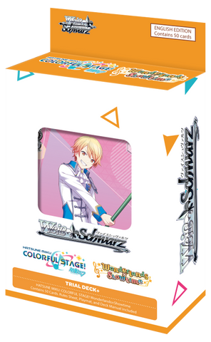Weiss Schwarz  HATSUNE MIKU COLORFUL STAGE! Wonderlands x Showtime  English Trial ﻿Deck + (Release date 27 June 2025)