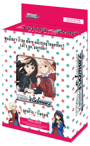 Weiss Schwarz Lycoris Recoil English Trial ﻿Deck (Release Date 22 March 2024)