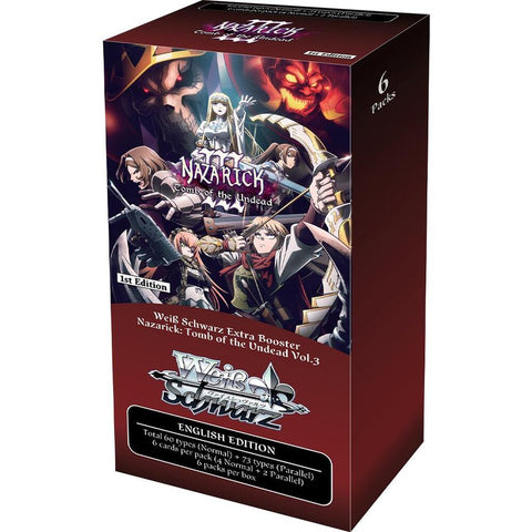 Weiss Schwarz Nazarick Tomb of the Undead Vol.3 Extra Booster Box (Release Date 15 May 2026)