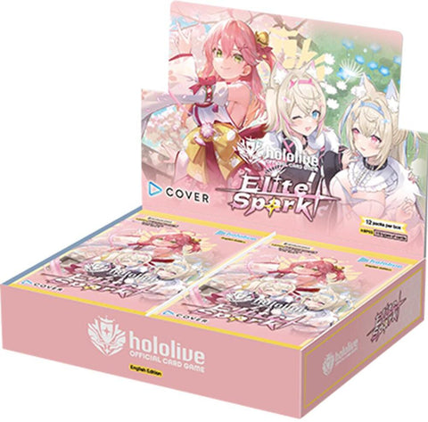 hololive OFFICIAL CARD GAME hBP03e Elite Spark English Booster Box (Release Date 19 Dec 2025)