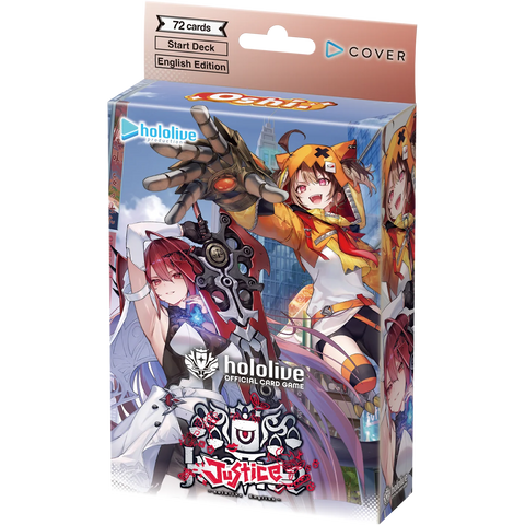hololive OFFICIAL CARD GAME hSD13e Oshi Justice Start Deck (Release Da – The Games Corner