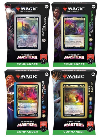 MTG Commander Masters Commander Decks Set of 4 (Release Date 4 Aug 2023)