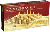 10.5" WOOD CHESS SET (HANSEN  Classic Game Collection)