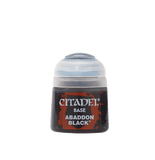 Warhammer Citadel Base Abaddon Black