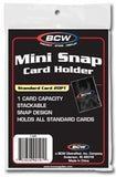 BCW Mini Snap Card Holder (Standard Size Cards)