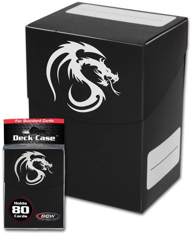 BCW Deck Case Box Black (Holds 80 cards)