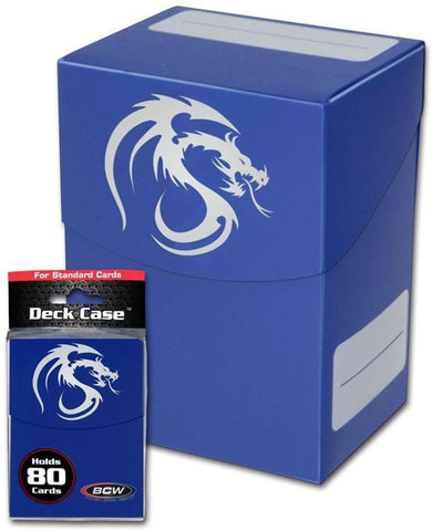 BCW Deck Case Box Blue (Holds 80 cards)