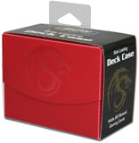 BCW Deck Case Side Loading Red (Holds 80 cards)