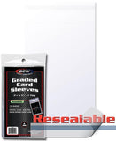 bcw graded card sleeves BCW Graded Card Sleeves Resealable (3" 3/4 x 5" 1/2) – The Games Corner