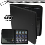 BCW Zipper Folio 12-Pocket Lx Black