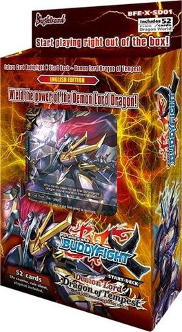 Future Card Buddyfight X Start Deck Vol.1 (BFE-X-SD01)-Demon Lord Dragon of Tempest