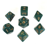 CHX 25415 Opaque Polyhedral Dusty Green w/copper 7-Die Set