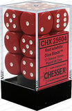 CHX 25604 Opaque 16mm Red White 12x D6