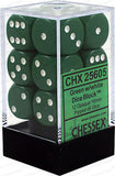 CHX 25605 Opaque 16mm Green White 12x D6