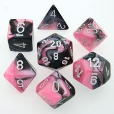 CHX 26430 Gemini Black-pink w/white 7-Die Set