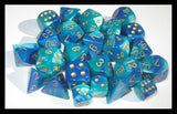 CHX 26459 Gemini Blue Teal with Gold 7 Die Set