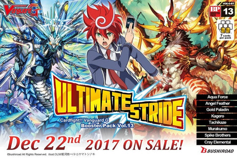 Cardfight Vanguard G-Booster Box Vol.13 (VGE-G-BT13)-Ultimate Stride-English (Release date 22/12/2017)