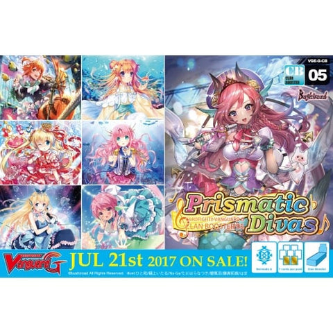 Cardfight!! Vanguard G Clan Booster Pack Vol. 5: Prismatic Divas- English (Release date 21 July 2017)