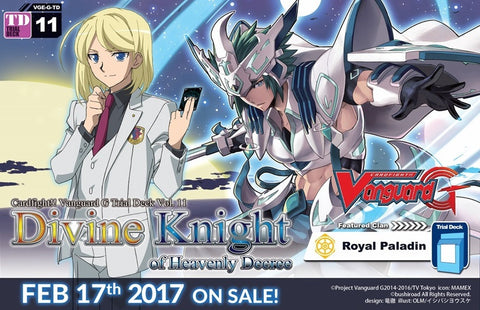 Cardfight!! Vanguard G TRIAL DECK VOL. 11 DIVINE KNIGHT OF HEAVENLY DECREE - ENGLISH (Release date 17/02/2017)