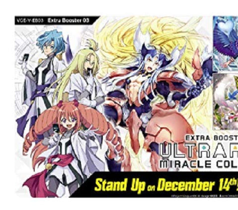 Cardfight Vanguard V-Extra Booster Box Vol.3 (VGE-V-EB03)-ULTRARARE MIRACLE COLLECTION-English (Release date 14/12/2018) 